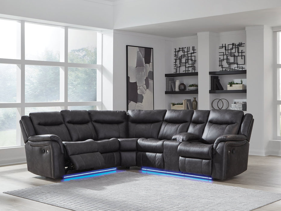 Sultan Meadow Reclining Sectional - Carl's Furniture (Garden City, KS)