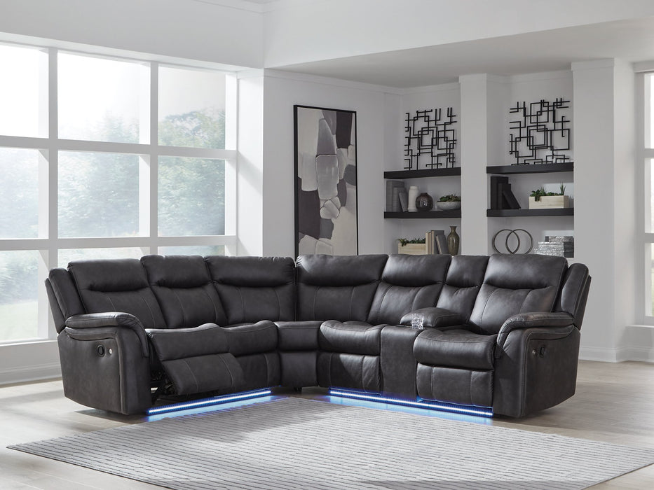Sultan Meadow Reclining Sectional - Carl's Furniture (Garden City, KS)