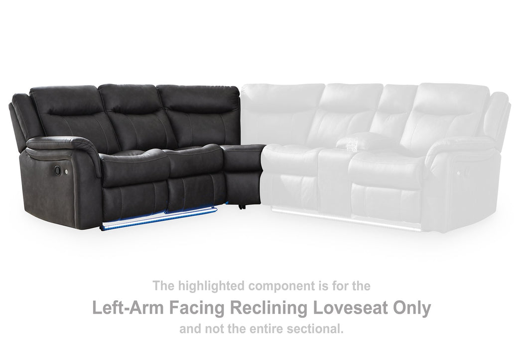 Sultan Meadow Reclining Sectional - Carl's Furniture (Garden City, KS)