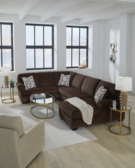 Kimlee Sectional with Chaise - Carl's Furniture (Garden City, KS)
