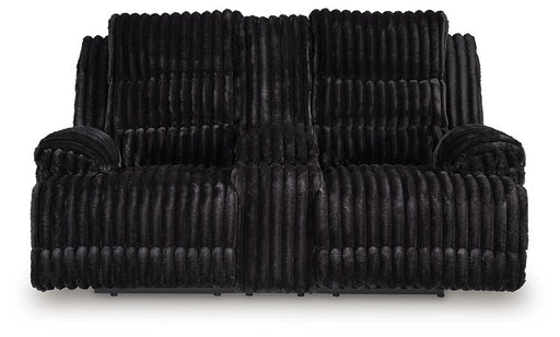 Rhine Falls Reclining Loveseat with Console - Carl's Furniture (Garden City, KS)