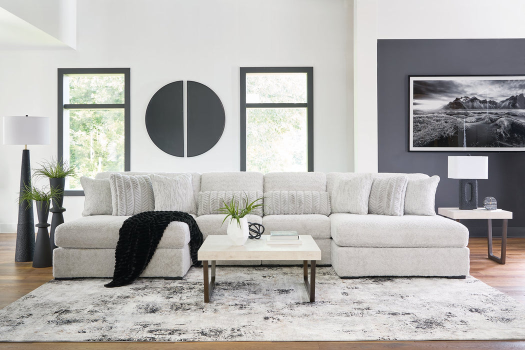 Cuddle Plush Sectional with Chaise - Carl's Furniture (Garden City, KS)