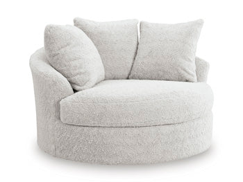 Cuddle Plush Oversized Swivel Accent Chair - Carl's Furniture (Garden City, KS)