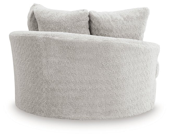 Cuddle Plush Oversized Swivel Accent Chair - Carl's Furniture (Garden City, KS)