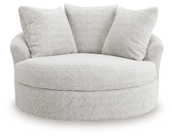Cuddle Plush Oversized Swivel Accent Chair - Carl's Furniture (Garden City, KS)