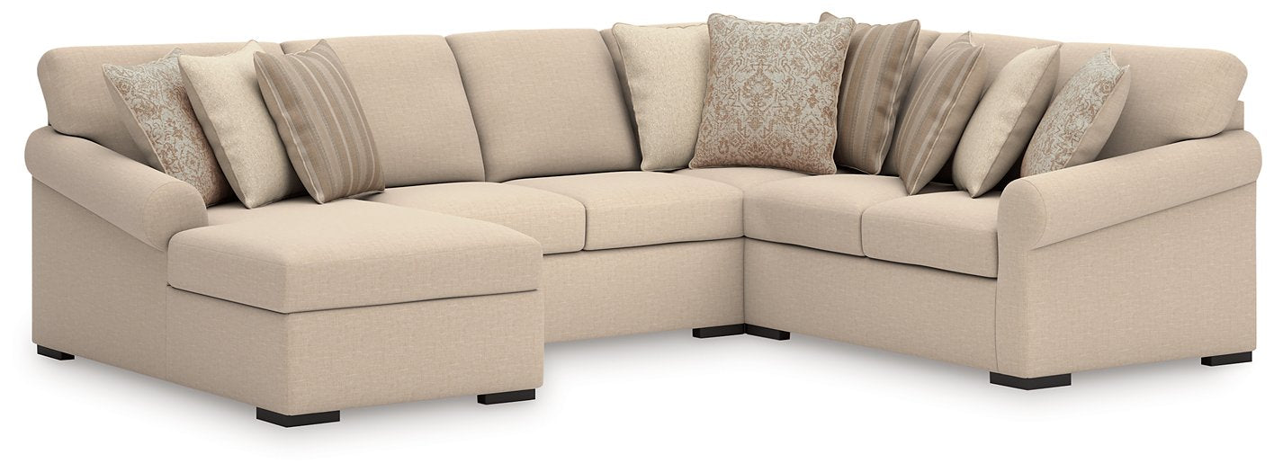 LadyMae Sectional with Chaise - Carl's Furniture (Garden City, KS)