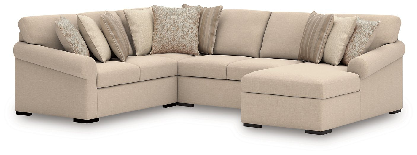 LadyMae Sectional with Chaise - Carl's Furniture (Garden City, KS)