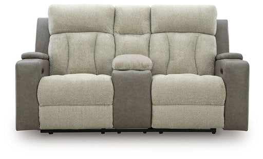 WhipLash Power Reclining Loveseat with Console - Carl's Furniture (Garden City, KS)