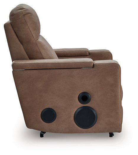 Lorrenton Power Glider Recliner with Audio System - Carl's Furniture (Garden City, KS)