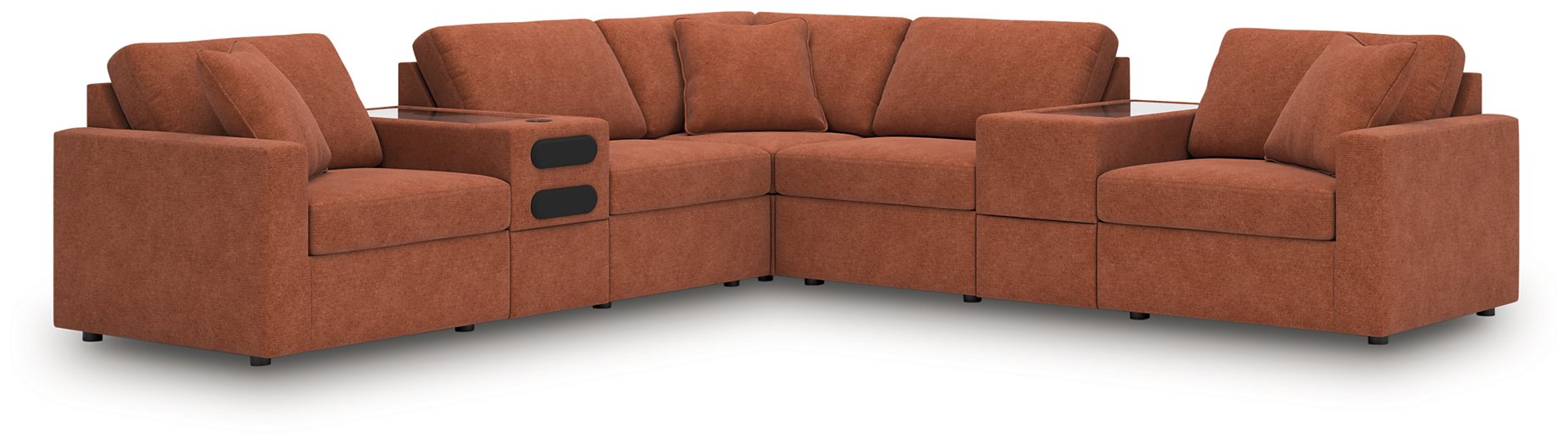 Modmax Balanced Sectional with Audio and Storage Consoles - Carl's Furniture (Garden City, KS)