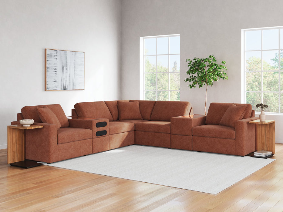 Modmax Balanced Sectional with Audio and Storage Consoles - Carl's Furniture (Garden City, KS)