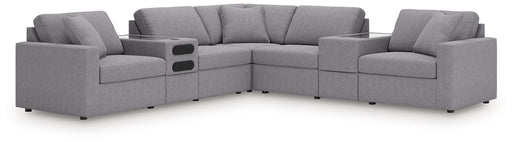 Modmax Balanced Sectional with Audio and Storage Consoles - Carl's Furniture (Garden City, KS)