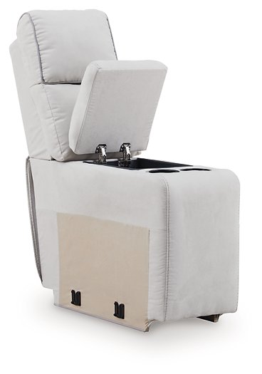 Social Pointe Reclining Sectional with Storage Console - Carl's Furniture (Garden City, KS)
