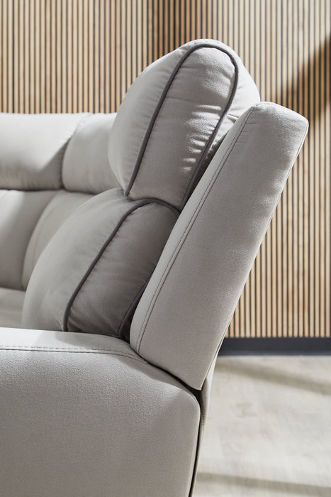 Social Pointe Reclining Sectional with Storage Console - Carl's Furniture (Garden City, KS)