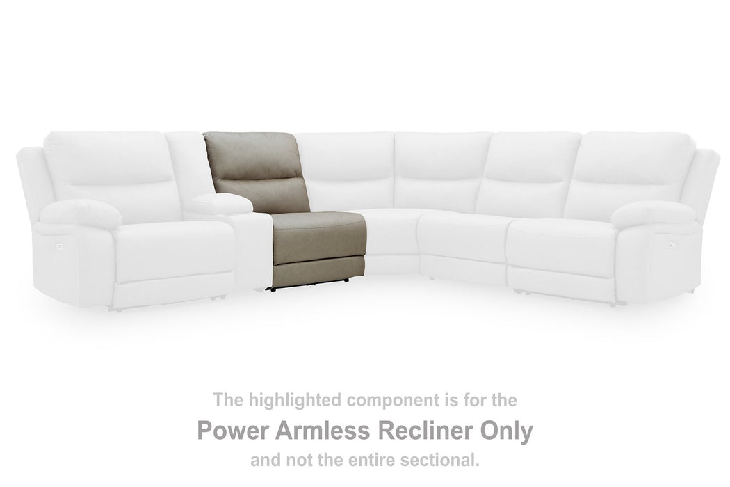 Narwhal Place Reclining Sectional with Storage Console - Carl's Furniture (Garden City, KS)