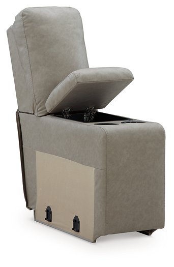 Narwhal Place Reclining Sectional with Storage Console - Carl's Furniture (Garden City, KS)