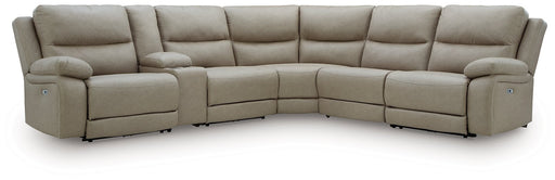 Narwhal Place Reclining Sectional with Storage Console - Carl's Furniture (Garden City, KS)