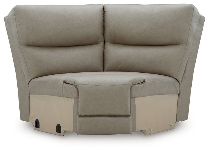 Narwhal Place Reclining Sectional with Storage Console - Carl's Furniture (Garden City, KS)