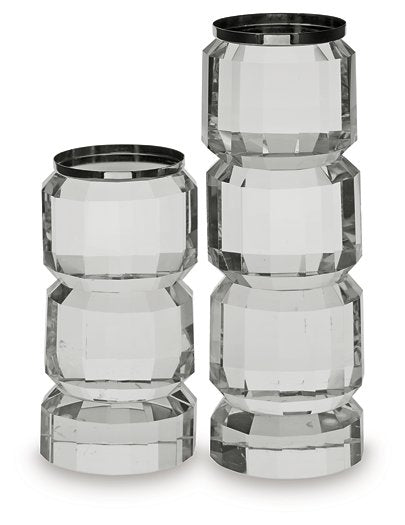 Brentley Candle Holder Set (Set of 2) - Carl's Furniture (Garden City, KS)