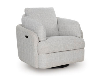 Alainmont Next-Gen Nuvella Swivel Power Recliner - Carl's Furniture (Garden City, KS)
