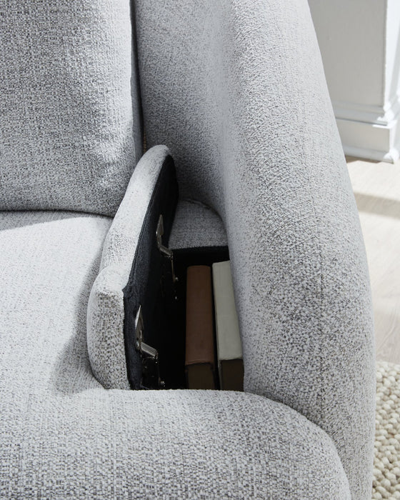 Alainmont Next-Gen Nuvella Swivel Power Recliner - Carl's Furniture (Garden City, KS)