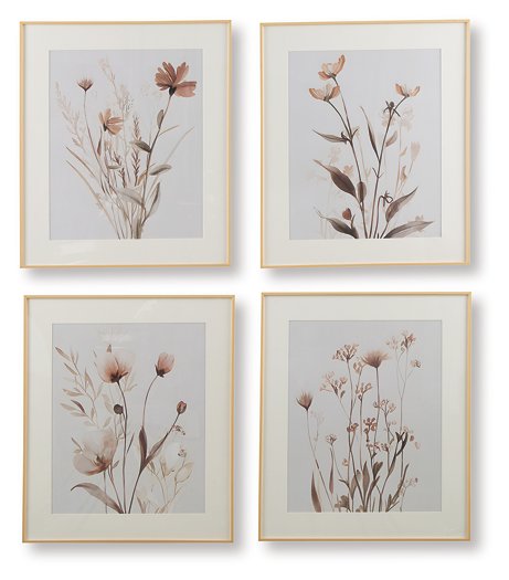 Chettings Wall Art (Set of 4) - Carl's Furniture (Garden City, KS)