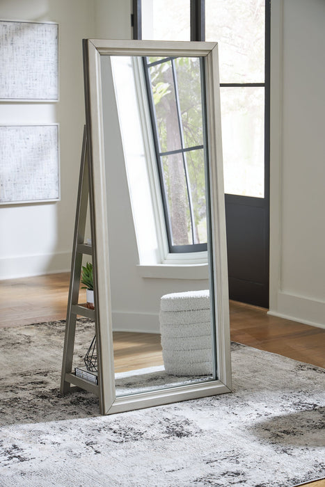 Evesen Floor Standing Mirror/Storage - Carl's Furniture (Garden City, KS)