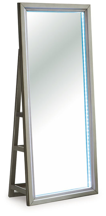 Evesen Floor Standing Mirror/Storage - Carl's Furniture (Garden City, KS)