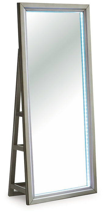 Evesen Floor Standing Mirror/Storage - Carl's Furniture (Garden City, KS)