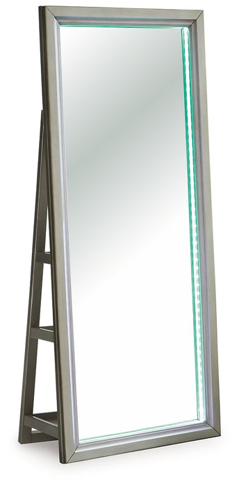 Evesen Floor Standing Mirror/Storage - Carl's Furniture (Garden City, KS)