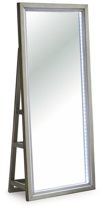 Evesen Floor Standing Mirror/Storage - Carl's Furniture (Garden City, KS)