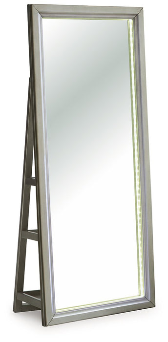 Evesen Floor Standing Mirror/Storage - Carl's Furniture (Garden City, KS)