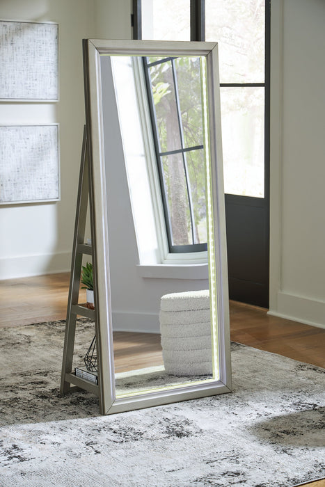 Evesen Floor Standing Mirror/Storage - Carl's Furniture (Garden City, KS)