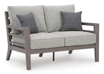 Hillside Barn Outdoor Loveseat with Cushion - Carl's Furniture (Garden City, KS)