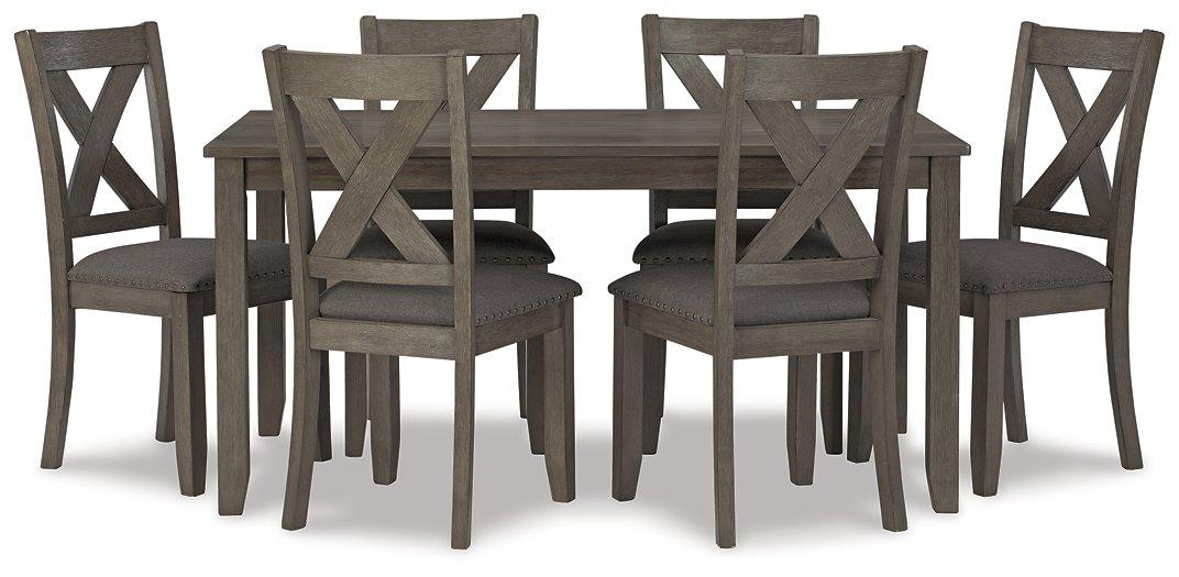 Caitbrook Dining Table and Chairs (Set of 7) - Carl's Furniture (Garden City, KS)