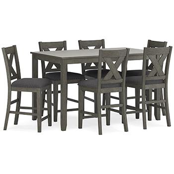 Caitbrook Counter Height Dining Table and Bar Stools (Set of 7) - Carl's Furniture (Garden City, KS)