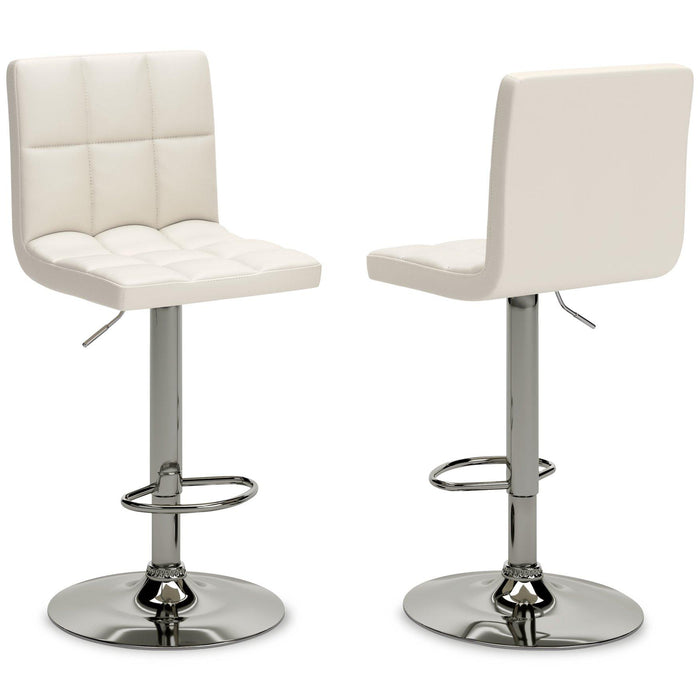 Bellatier Adjustable Height Bar Stool - Carl's Furniture (Garden City, KS)