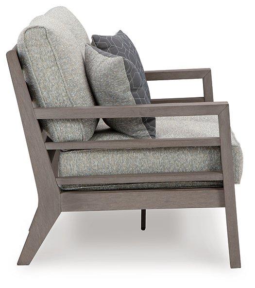 Hillside Barn Outdoor Loveseat with Cushion - Carl's Furniture (Garden City, KS)