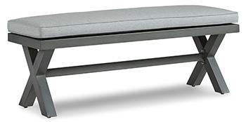 Elite Park Outdoor Bench with Cushion - Carl's Furniture (Garden City, KS)