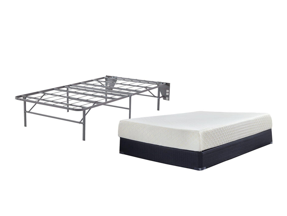 10 Inch Chime Memory Foam Mattress Set - Carl's Furniture (Garden City, KS)