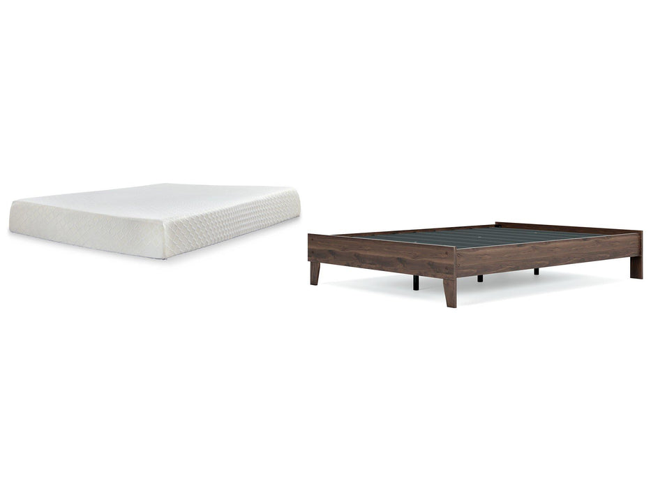 Calverson Bed and Mattress Set - Carl's Furniture (Garden City, KS)
