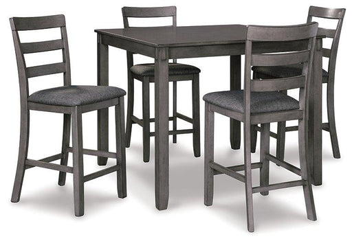 Bridson Counter Height Dining Table and Bar Stools (Set of 5) - Carl's Furniture (Garden City, KS)