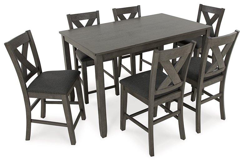 Caitbrook Counter Height Dining Table and Bar Stools (Set of 7) - Carl's Furniture (Garden City, KS)