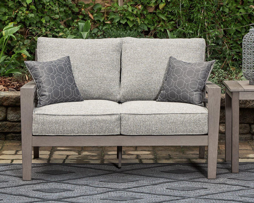 Hillside Barn Outdoor Loveseat with Cushion - Carl's Furniture (Garden City, KS)