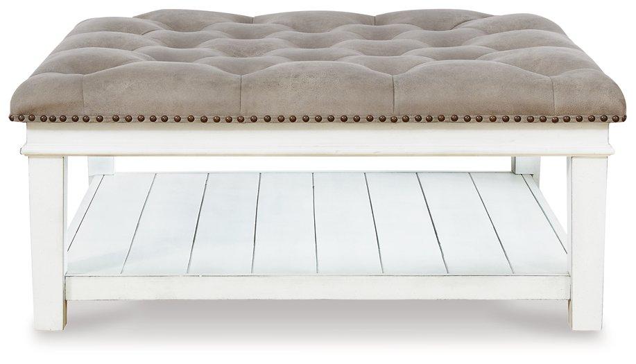 Kanwyn Upholstered Ottoman Coffee Table - Carl's Furniture (Garden City, KS)