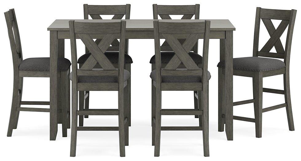 Caitbrook Counter Height Dining Table and Bar Stools (Set of 7) - Carl's Furniture (Garden City, KS)