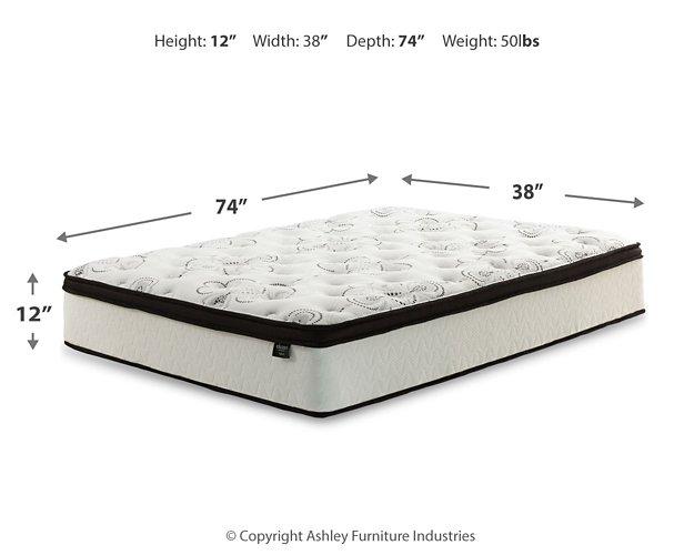 Chime 12 Inch Hybrid Mattress in a Box - Carl's Furniture (Garden City, KS)