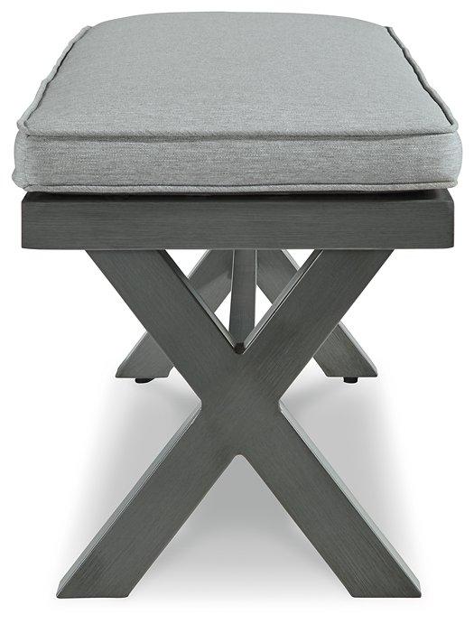 Elite Park Outdoor Bench with Cushion - Carl's Furniture (Garden City, KS)