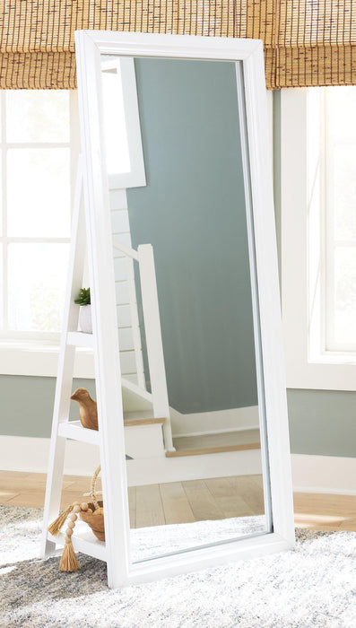 Evesen Floor Standing Mirror/Storage - Carl's Furniture (Garden City, KS)