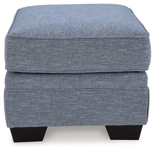 Carissa Manor Ottoman - Carl's Furniture (Garden City, KS)